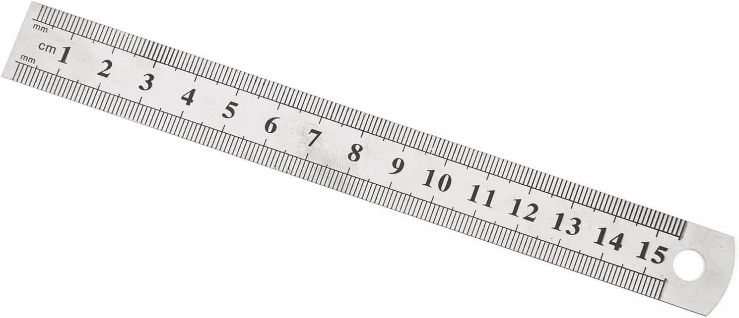 直尺定規ステンレス20cmアルミ直尺 両面印刷 上下段直角 Amazon.co.jp: 直尺 定規 ステンレス 15cm アルミ直尺 メモリが